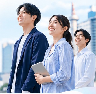 upstateで働くメンバーのイメージ