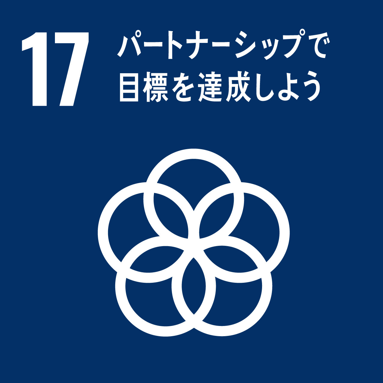SDGs Goal 17 パートナーシップで目標を達成しよう