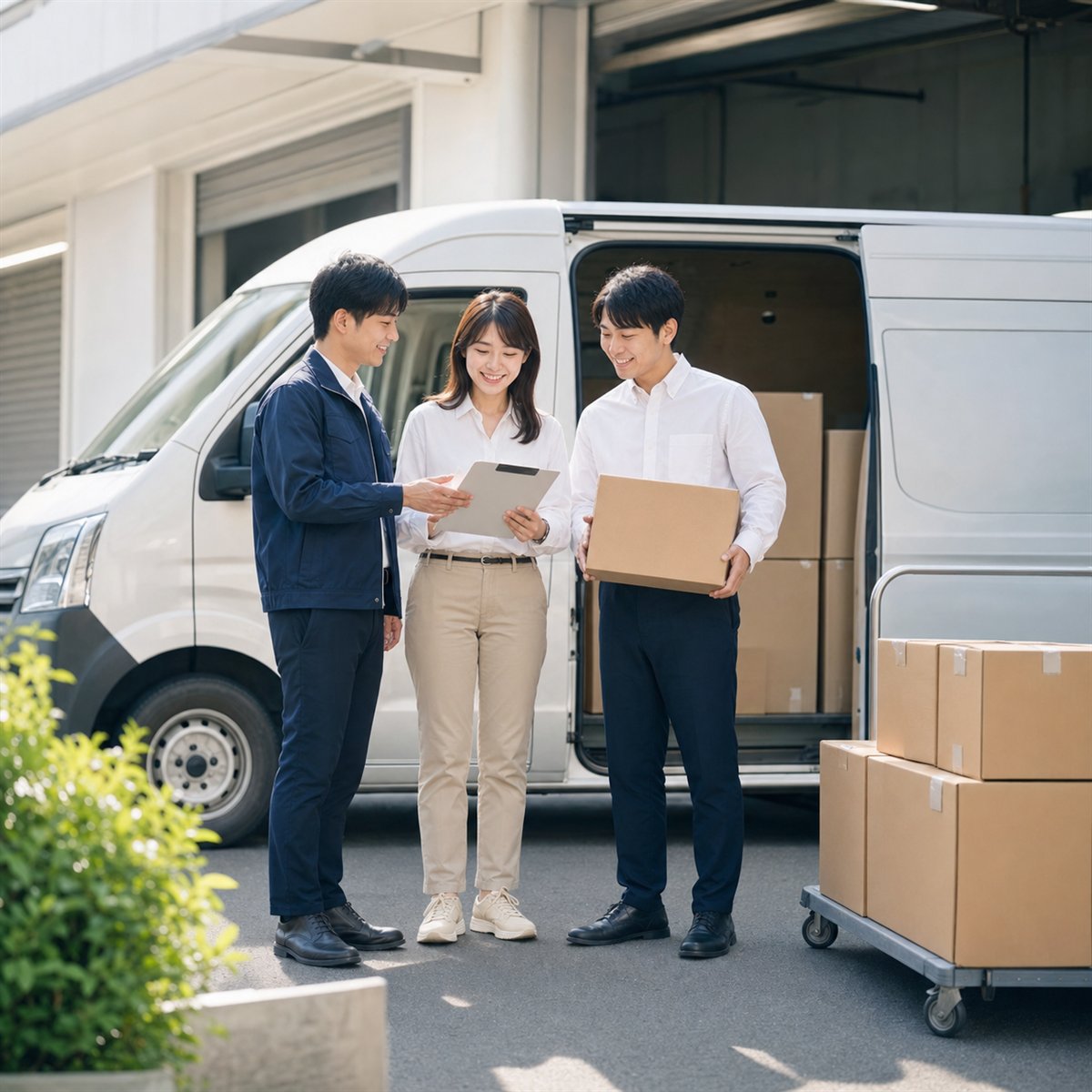 軽貨物配送を検討する企業のイメージ